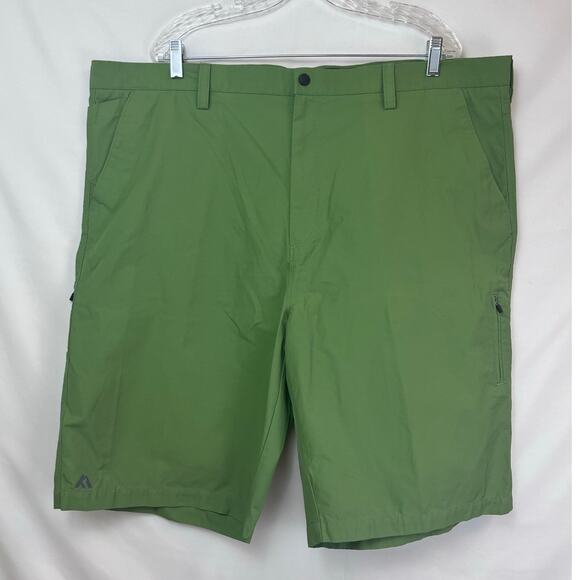Tahoe River Outfitters Men Hiking Vacation Beach Pickleball Shorts 46 Green - Picture 1 of 7